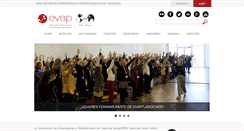 Desktop Screenshot of evap.es